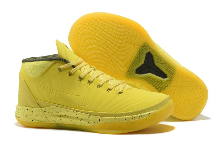 Nike Kobe A.D Mid Yellow Basketball Shoes